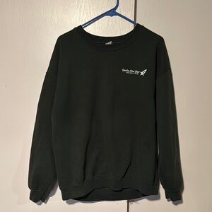 Soft Green Crewneck Sweater with Textured Fabric